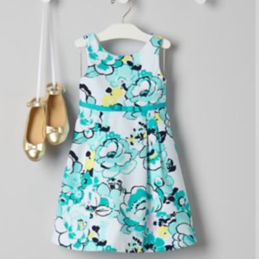 Janie and Jack Shoreline Club Floral Dress 4